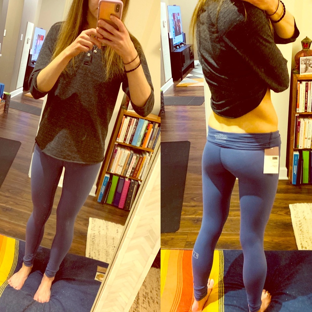 NWT Indigo Fleo El Toro 28” Leggings, Sz Medium